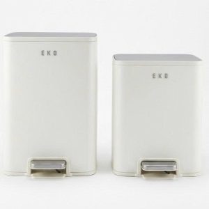 Thùng rác đạp chân EKO Marina EK9161MP màu kem