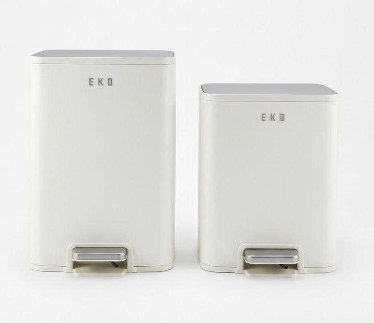 Thùng rác đạp chân EKO Marina EK9161MP màu kem